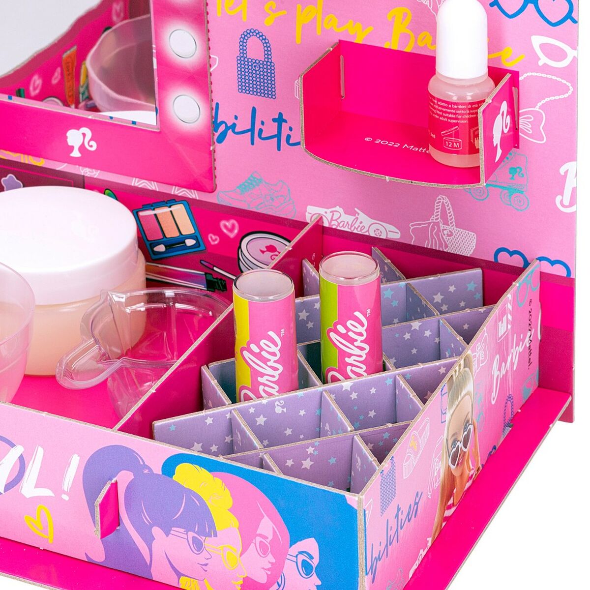 Kit to create Makeup Barbie Studio Color Change Skjønnhetstips 15 Deler